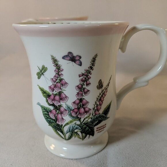 Portmeirion Botanic Garden 4 Set Mugs Floral T1901 T1801 Terrace Lot Pedestal - Picture 9 of 14